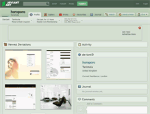 Tablet Screenshot of horoporo.deviantart.com
