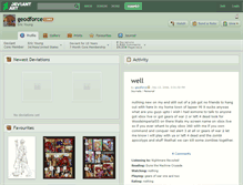 Tablet Screenshot of geodforce.deviantart.com