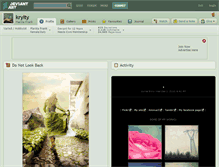 Tablet Screenshot of krylty.deviantart.com