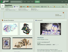 Tablet Screenshot of hazelsum.deviantart.com