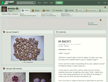 Tablet Screenshot of emmy-db.deviantart.com