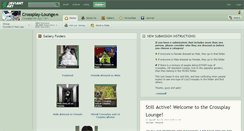 Desktop Screenshot of crossplay-lounge.deviantart.com