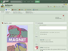 Tablet Screenshot of msobscure.deviantart.com