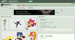 Desktop Screenshot of collector01.deviantart.com
