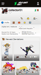 Mobile Screenshot of collector01.deviantart.com