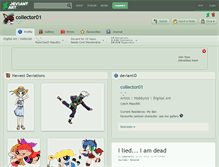 Tablet Screenshot of collector01.deviantart.com