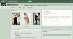 Desktop Screenshot of claire-stanfield-fc.deviantart.com