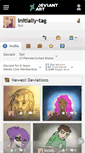 Mobile Screenshot of initially-tag.deviantart.com