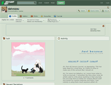 Tablet Screenshot of daiwozou.deviantart.com