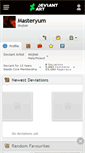 Mobile Screenshot of masteryum.deviantart.com