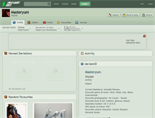 Tablet Screenshot of masteryum.deviantart.com