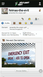 Mobile Screenshot of feimao-the-evil.deviantart.com