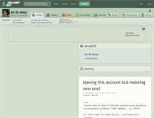 Tablet Screenshot of ec-is-sexy.deviantart.com