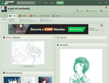 Tablet Screenshot of a-bell-of-luminosity.deviantart.com