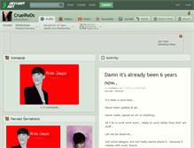 Tablet Screenshot of cruelreds.deviantart.com