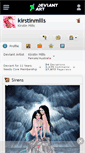 Mobile Screenshot of kirstinmills.deviantart.com