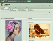 Tablet Screenshot of fionameng.deviantart.com