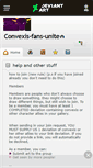 Mobile Screenshot of convexis-fans-unite.deviantart.com