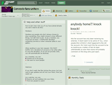 Tablet Screenshot of convexis-fans-unite.deviantart.com