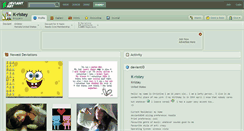 Desktop Screenshot of k-ristey.deviantart.com