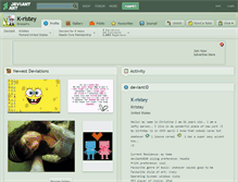 Tablet Screenshot of k-ristey.deviantart.com