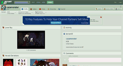 Desktop Screenshot of cazamonster.deviantart.com