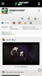 Mobile Screenshot of cazamonster.deviantart.com