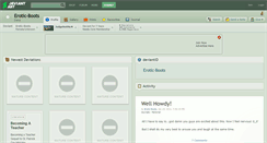 Desktop Screenshot of erotic-boots.deviantart.com
