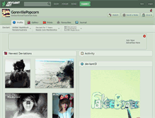 Tablet Screenshot of gorevillepopcorn.deviantart.com