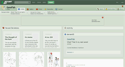 Desktop Screenshot of gorefish.deviantart.com