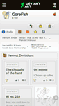 Mobile Screenshot of gorefish.deviantart.com