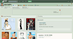 Desktop Screenshot of maes-hughes.deviantart.com