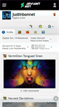 Mobile Screenshot of justinbonnet.deviantart.com