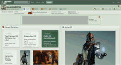 Desktop Screenshot of kevinwolf1990.deviantart.com