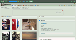 Desktop Screenshot of mandylynn.deviantart.com