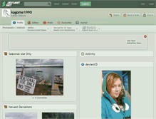 Tablet Screenshot of kagome1990.deviantart.com