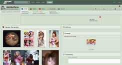 Desktop Screenshot of michikoterra.deviantart.com