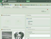 Tablet Screenshot of polkydots.deviantart.com