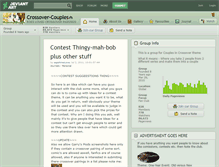 Tablet Screenshot of crossover-couples.deviantart.com