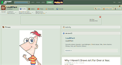 Desktop Screenshot of loudkfan4.deviantart.com