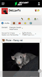 Mobile Screenshot of della-fx.deviantart.com