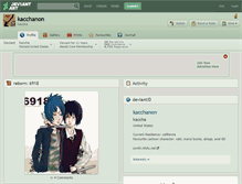 Tablet Screenshot of kacchanon.deviantart.com