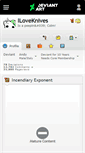Mobile Screenshot of iloveknives.deviantart.com