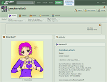 Tablet Screenshot of domokun-attack.deviantart.com