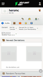 Mobile Screenshot of heromc.deviantart.com