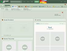 Tablet Screenshot of heromc.deviantart.com