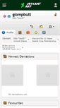 Mobile Screenshot of glompbutt.deviantart.com