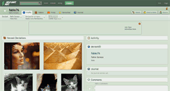 Desktop Screenshot of fabio76.deviantart.com