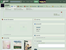Tablet Screenshot of lolidoll.deviantart.com