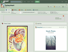 Tablet Screenshot of fantasyheart.deviantart.com